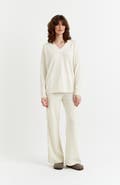 Chinti & Parker Pure Cashmere Relaxed V-Neck Sweater