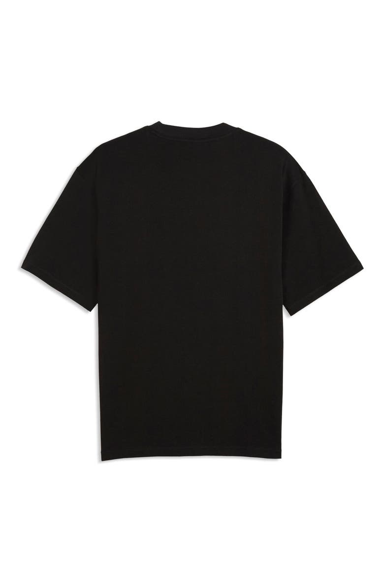 Mascot Cotton Graphic T-Shirt, Alternate, color, PUMA BLACK