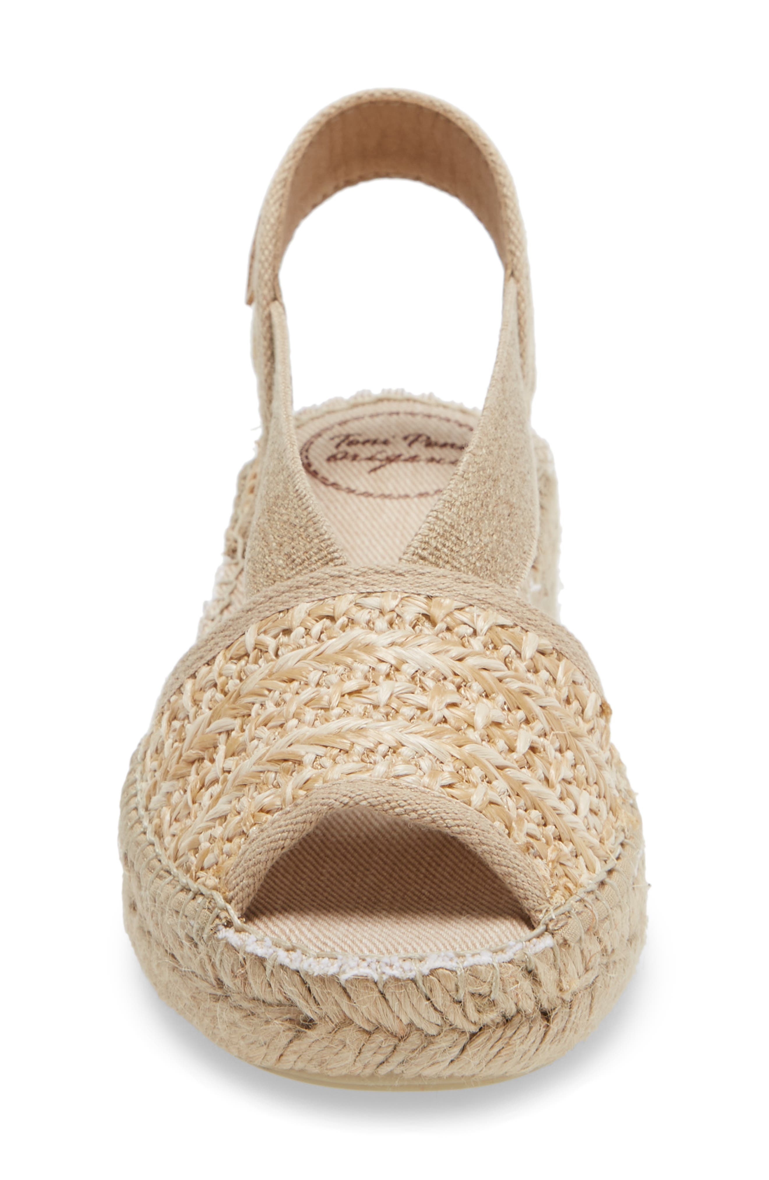 Toni Pons Estel Espadrille Sandal, Alternate, color, Natural Woven Fabric