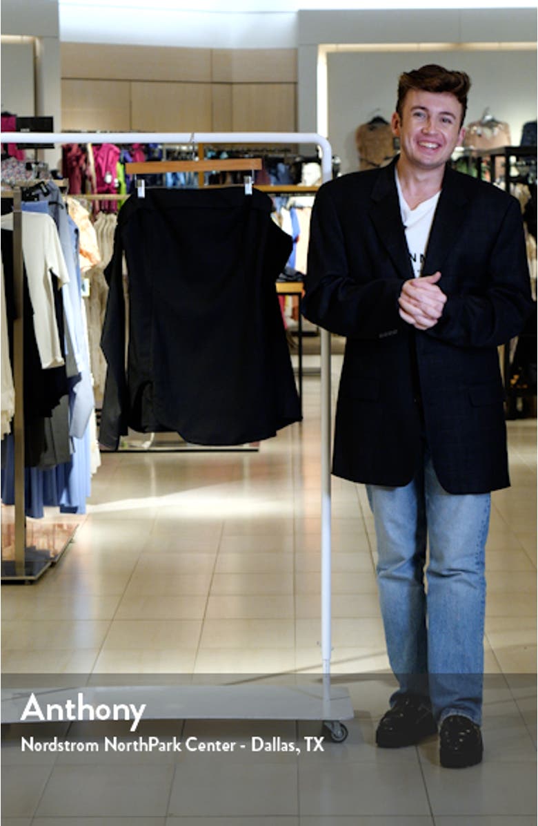 Chrissy Long Sleeve Strapless Minidress., sales video thumbnail