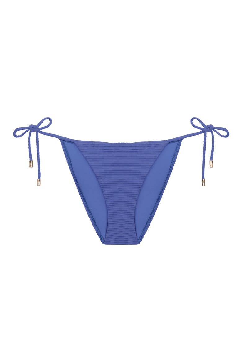 Side Tie Bikini Bottoms, Alternate, color, BLUE
