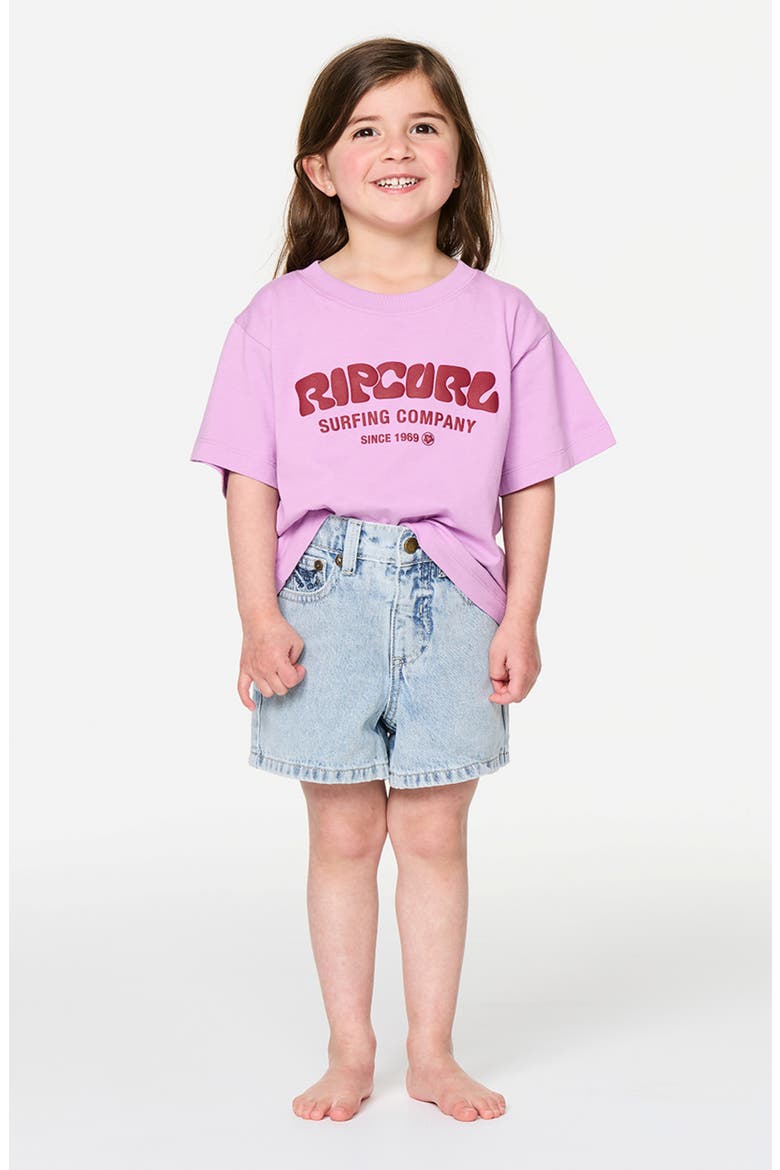 Kids' Surf Puff Graphic T-Shirt, Alternate, color, BRIGHT LILAC