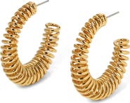 Nadri Juno Coil Hoop Earrings