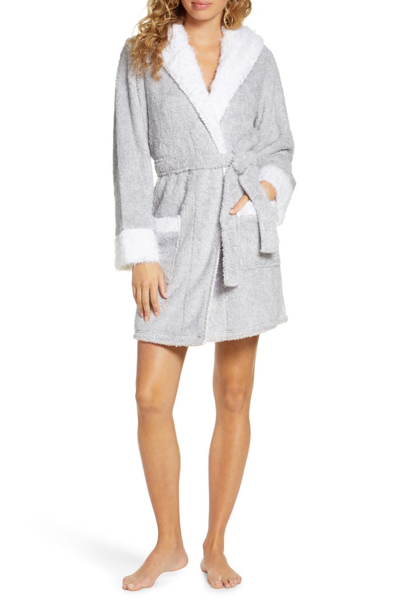 Honeydew Intimates All Ears Hooded Fleece Short Robe, Main, color,
