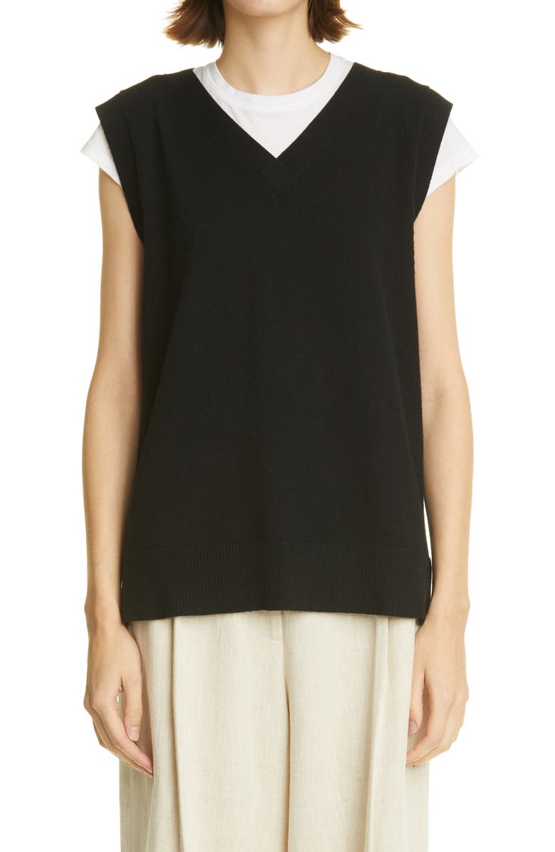 Rosetta Getty Cashmere Vest, Main, color,