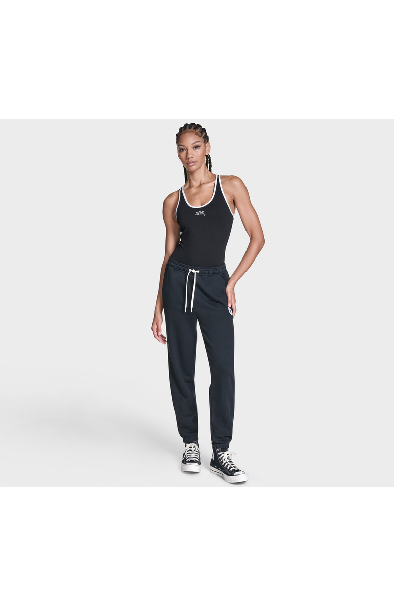 Converse Retro Chuck Taylor Patch Joggers, Alternate, color, Converse Black