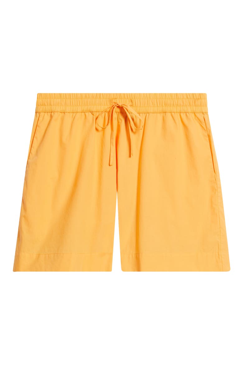 Rhodes Cotton Poplin Drawstring Shorts, Alternate, color, CLEMENTINE