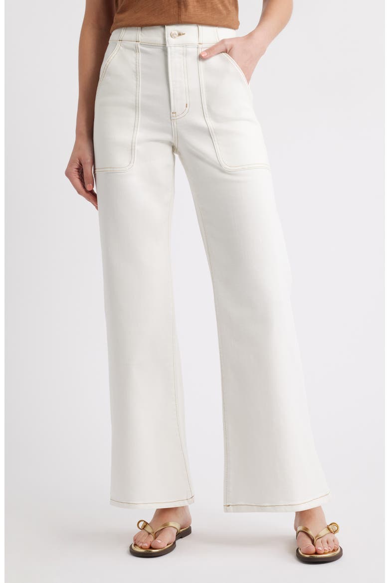 The Modern Pocket Wide Leg Jeans, Main, color, AU NATURAL CLEAN