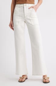FRAME The Modern Pocket Wide Leg Jeans