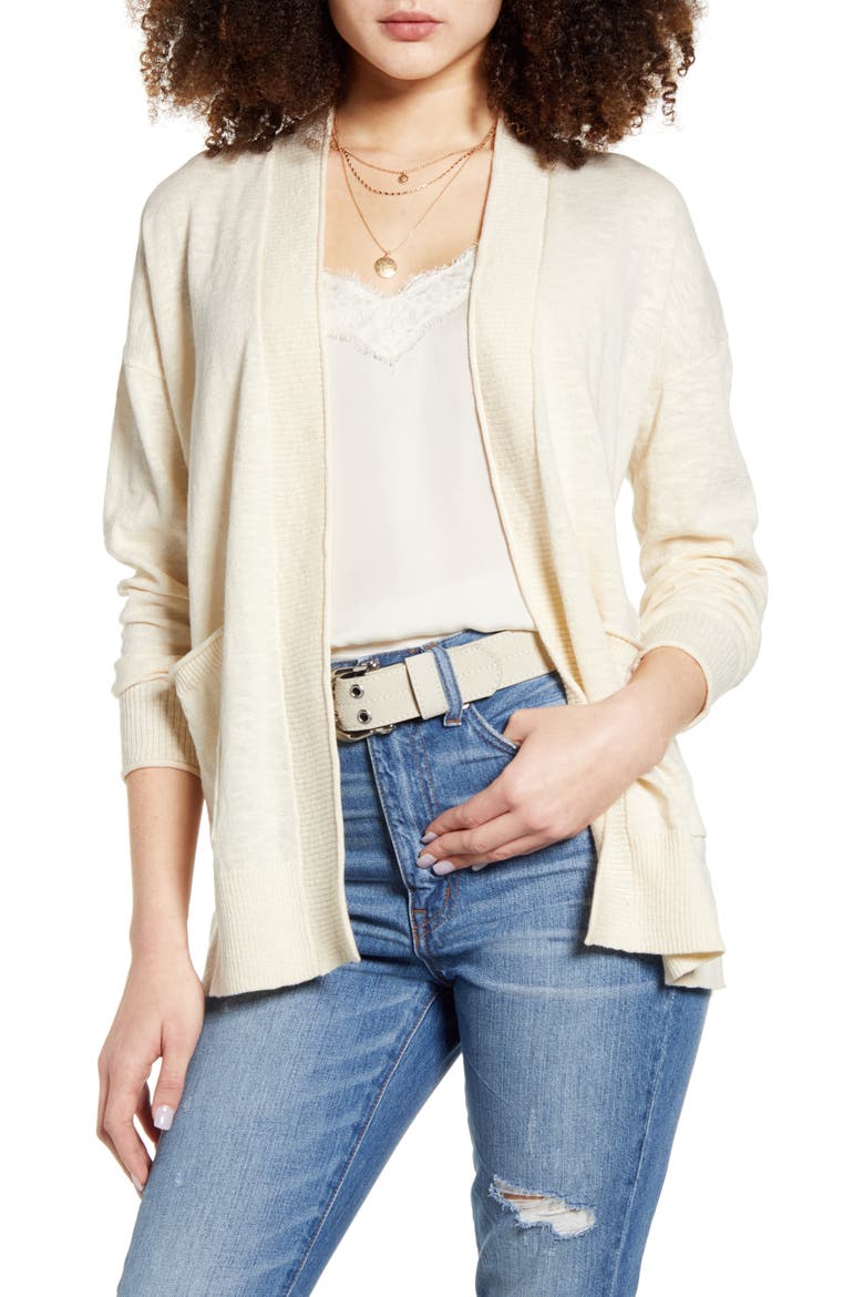 Bradley Cardigan Sweater, Main, color, ANTIQUE CREAM
