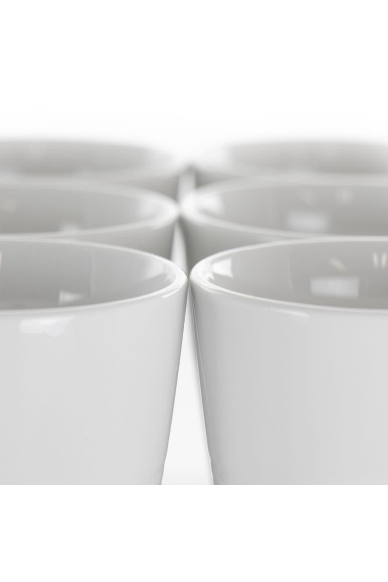 Amie 8 Piece 12 Ounce Porcelain Mug Set, Alternate, color, White