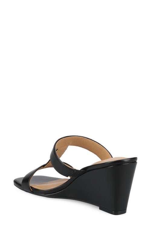 JOURNEE COLLECTION JOURNEE COLLECTION CLODIE T-STRAP WEDGE SANDAL