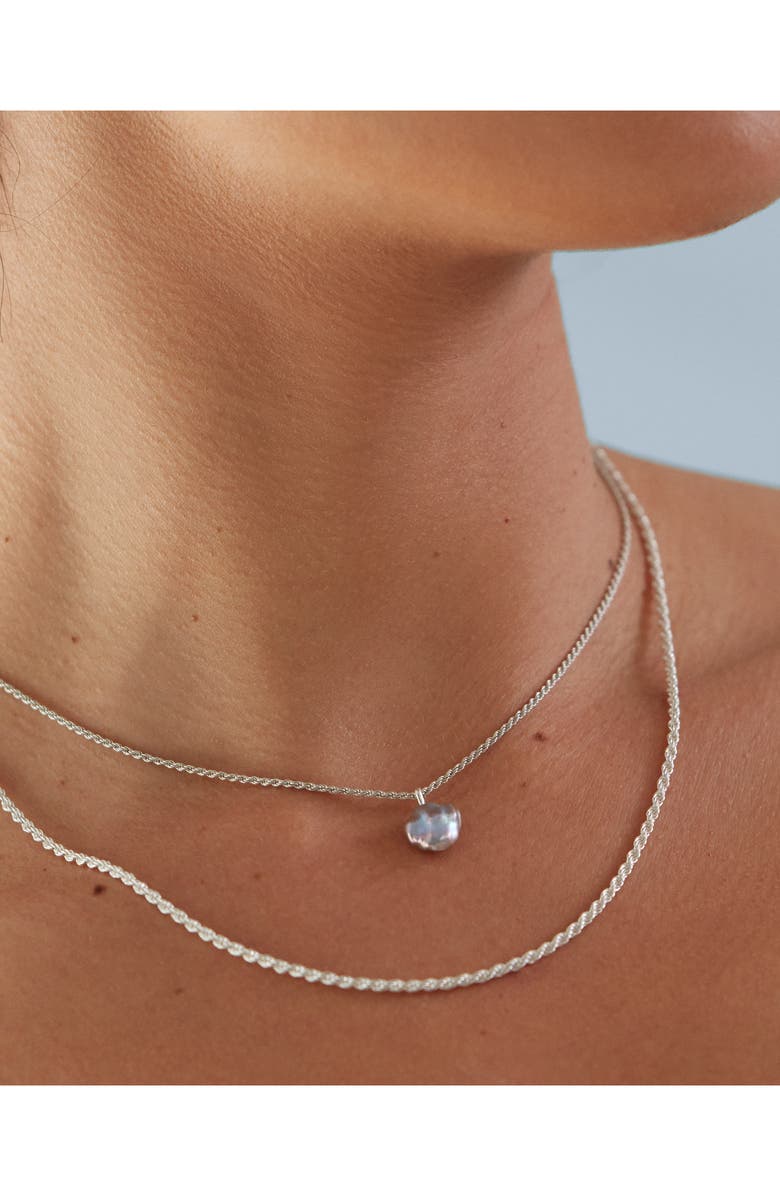 Monica Vinader Nura Keshi Pearl Pendant, Alternate, color, 