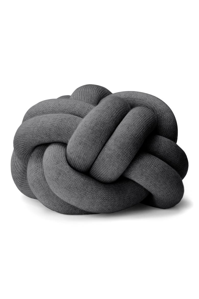 Design Store Knot Cushion, Alternate, color, GRAY
