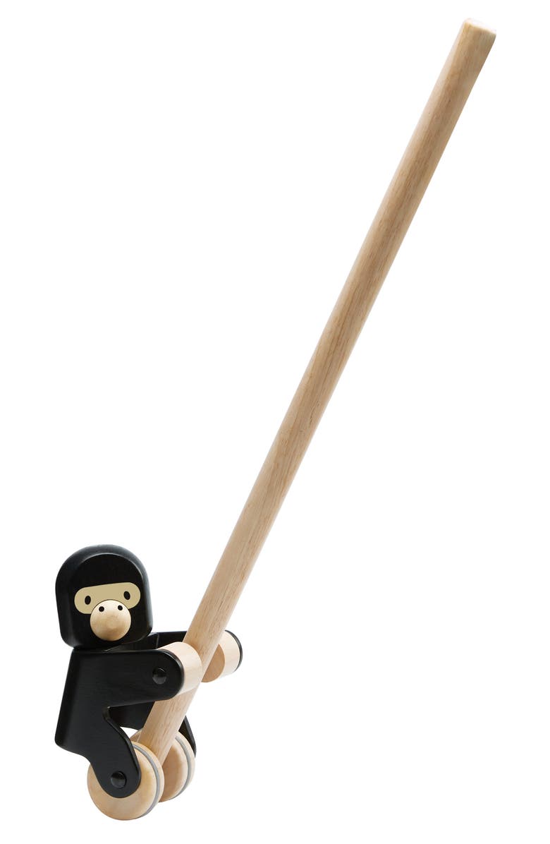 PlanToys<sup>®</sup> Climbing Gorilla Toy, Main, color, Black