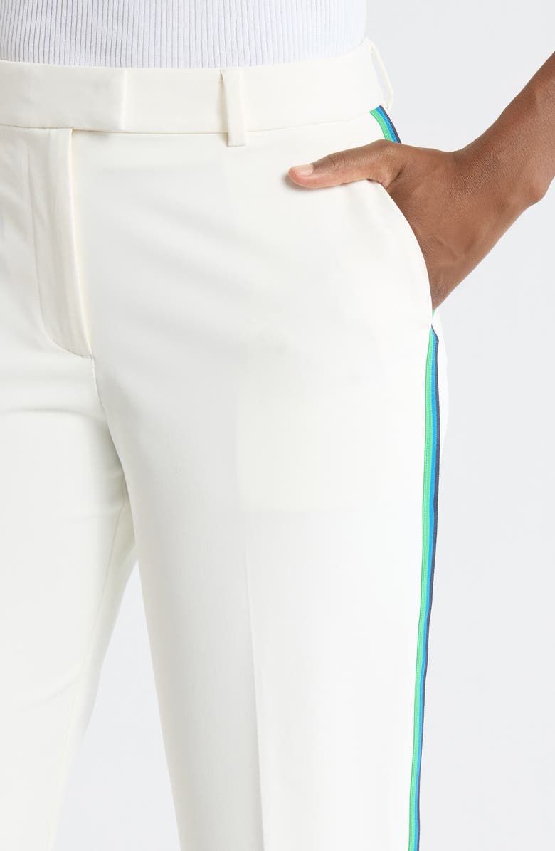 G/FORE Tux Shadow Straight Leg Golf Pants, Alternate, color, Chalk White