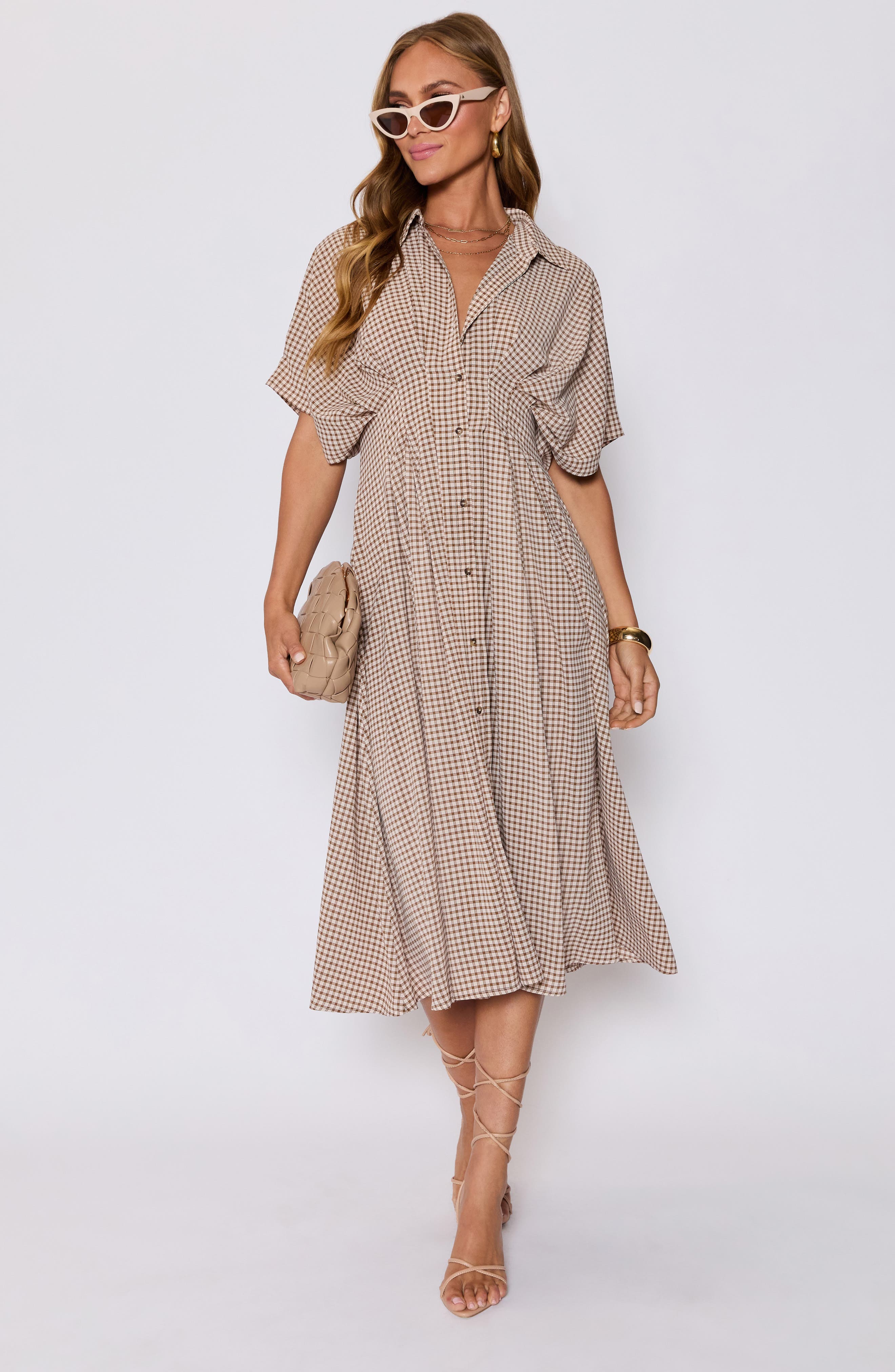 VICI Collection Jessica Gingham Shirtdress (Nordstrom Exclusive