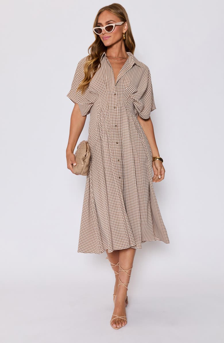 VICI Collection Jessica Gingham Shirtdress, Alternate, color,