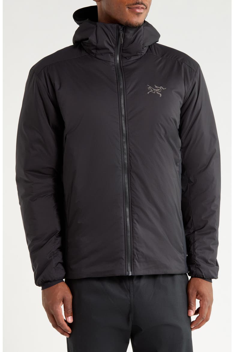 Atom SV Hooded Jacket, Alternate, color, BLACK