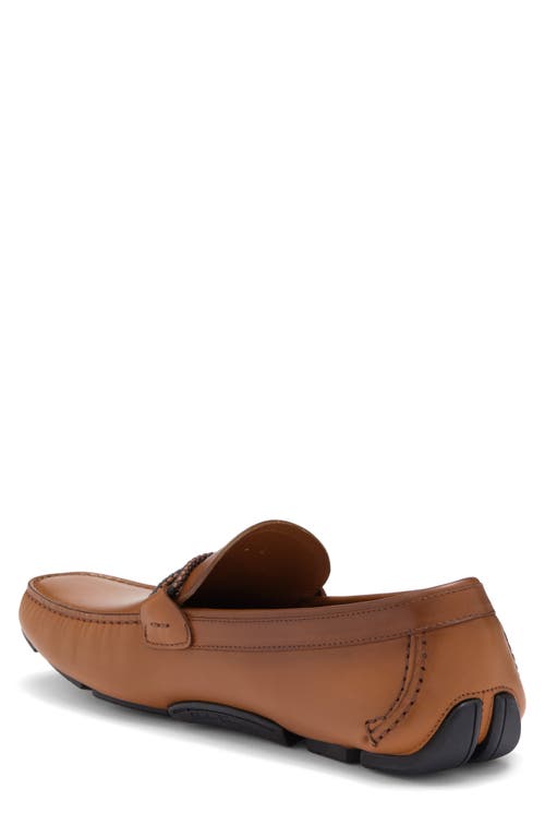 Ferragamo Front 4 Driving Shoe In Blue