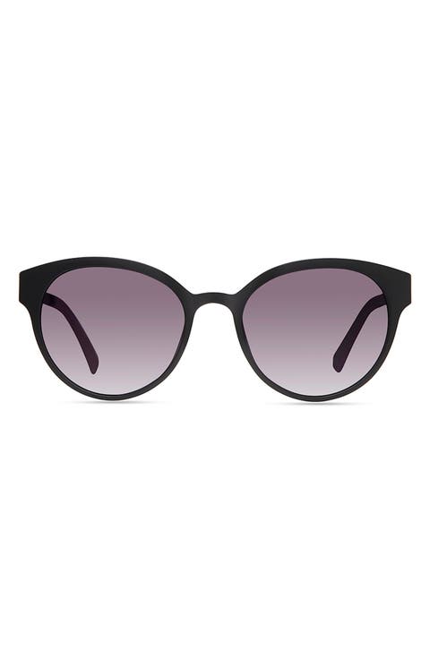 Avala 53mm Polarized Round Sunglasses