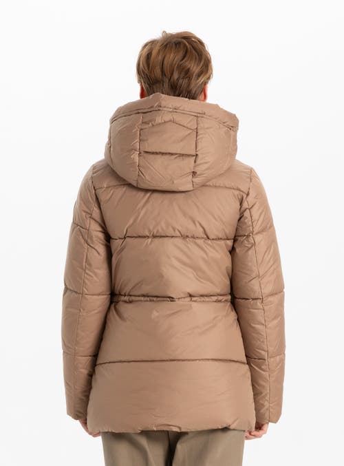 Point Zero Midlength Puffer In Camel