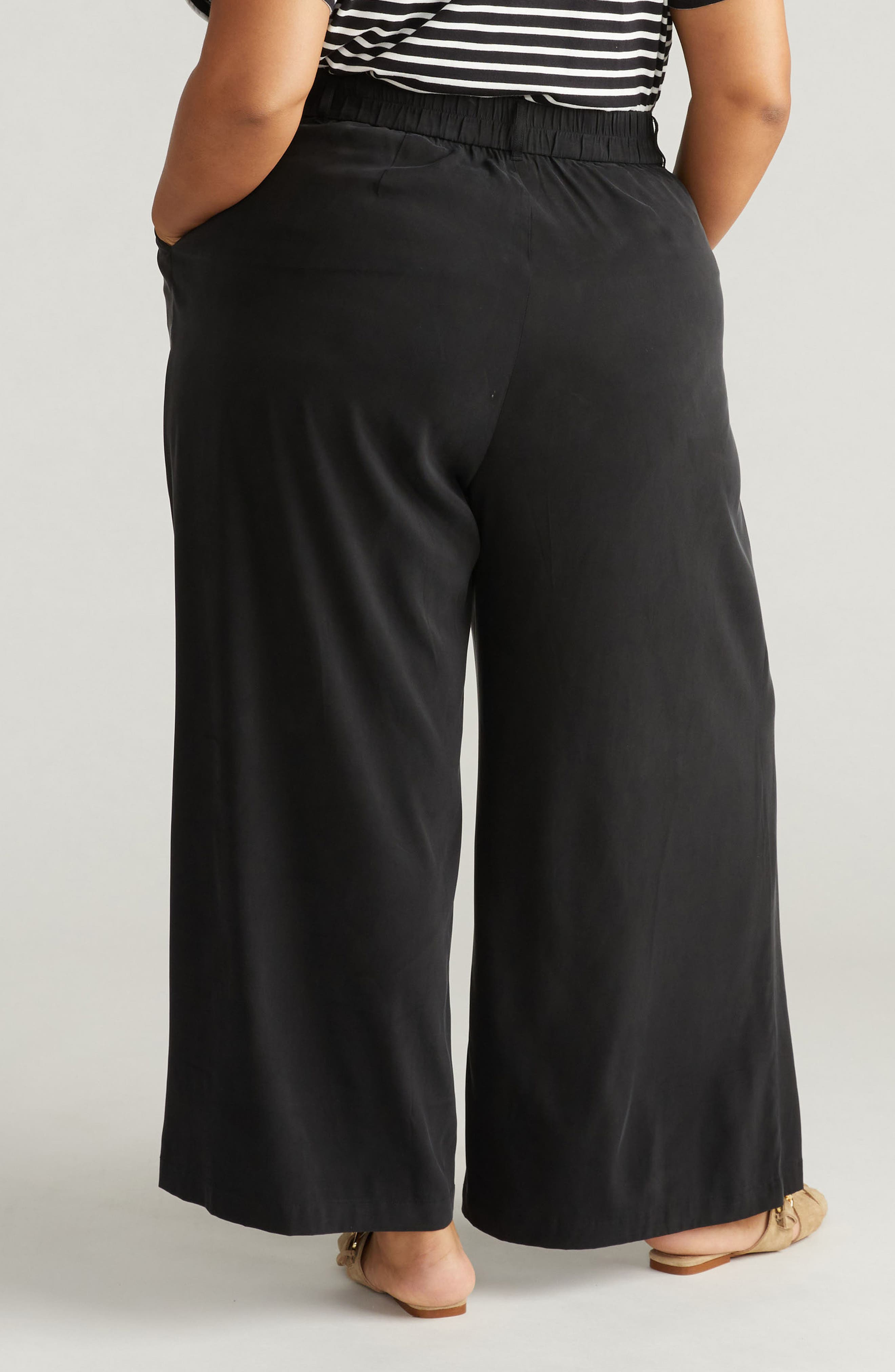 Cooling Cupro Wide Leg Pants - image 2