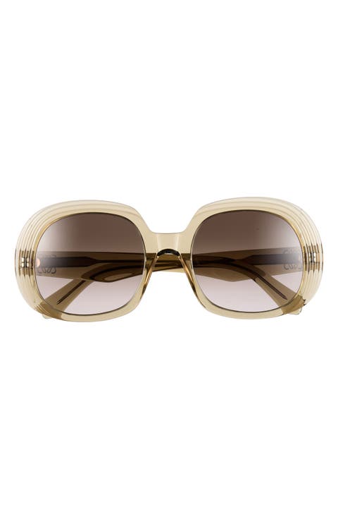 Anagram 54mm Round Sunglasses