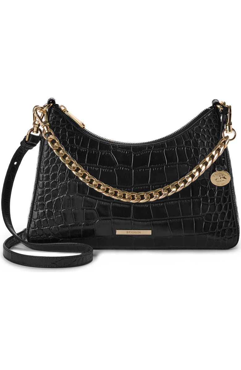 Brahmin Mod Esme Embossed Leather Shoulder Bag, Main, color,