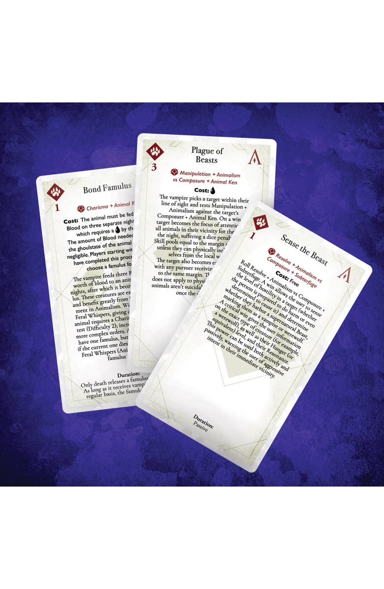 Renegade Game Studios The Masquerade Discipline Deck Accessory, Alternate, color, Multicolored