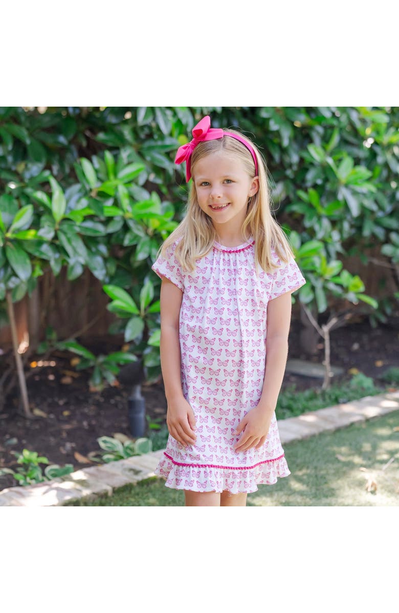 Lila and Hayes Camden Girls' Dress, Alternate, color, Cartie Butterflies