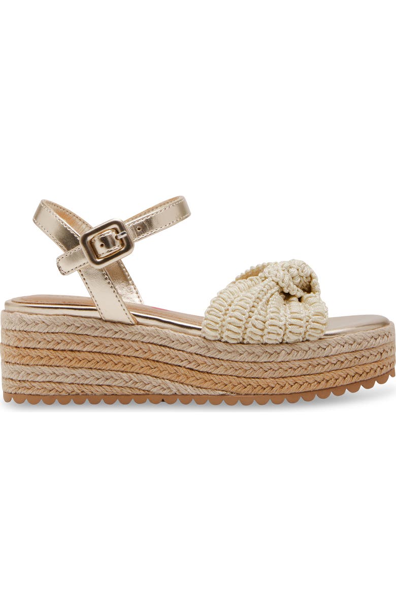 Steve Madden Kids' JCookie Platform Sandal, Alternate, color, Natural