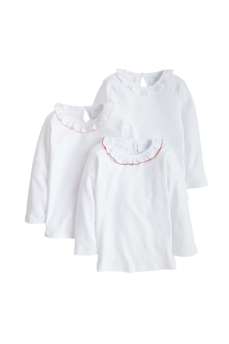 Kids' Caroline Knit Blouse, Alternate, color, White