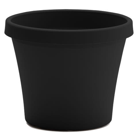 16 Gallon Terra Pot Planter 24 Inch, Black