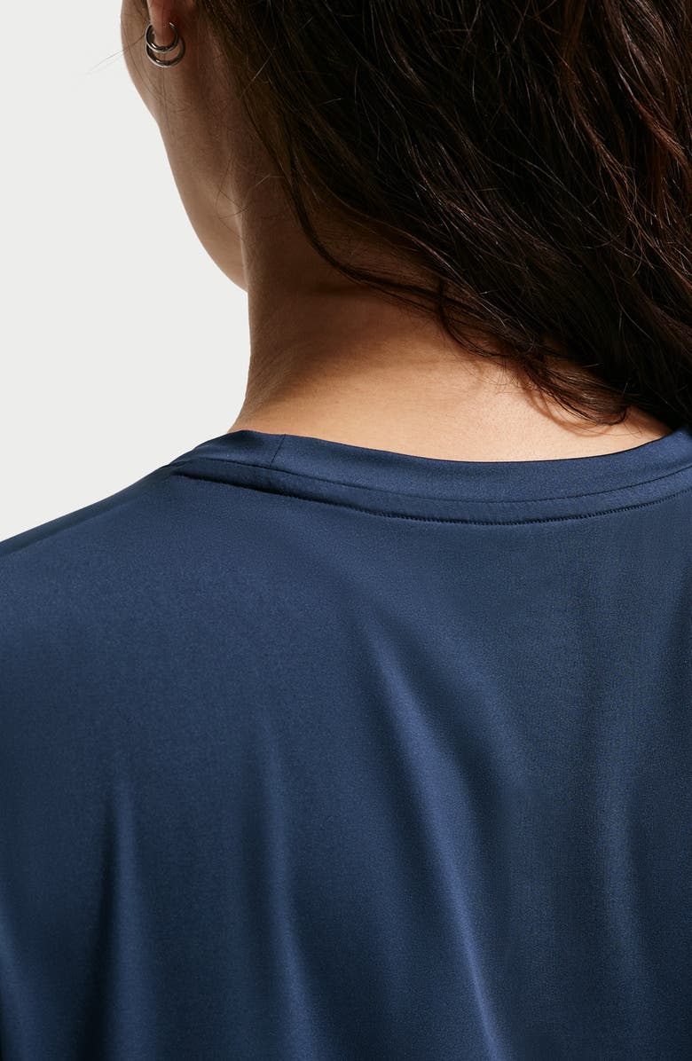 Nike One Classic Dri-FIT Training Top, Alternate, color, Midnight Navy/ White