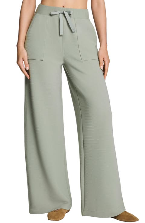 AirEssentials Wide Leg French Terry Rib Pants