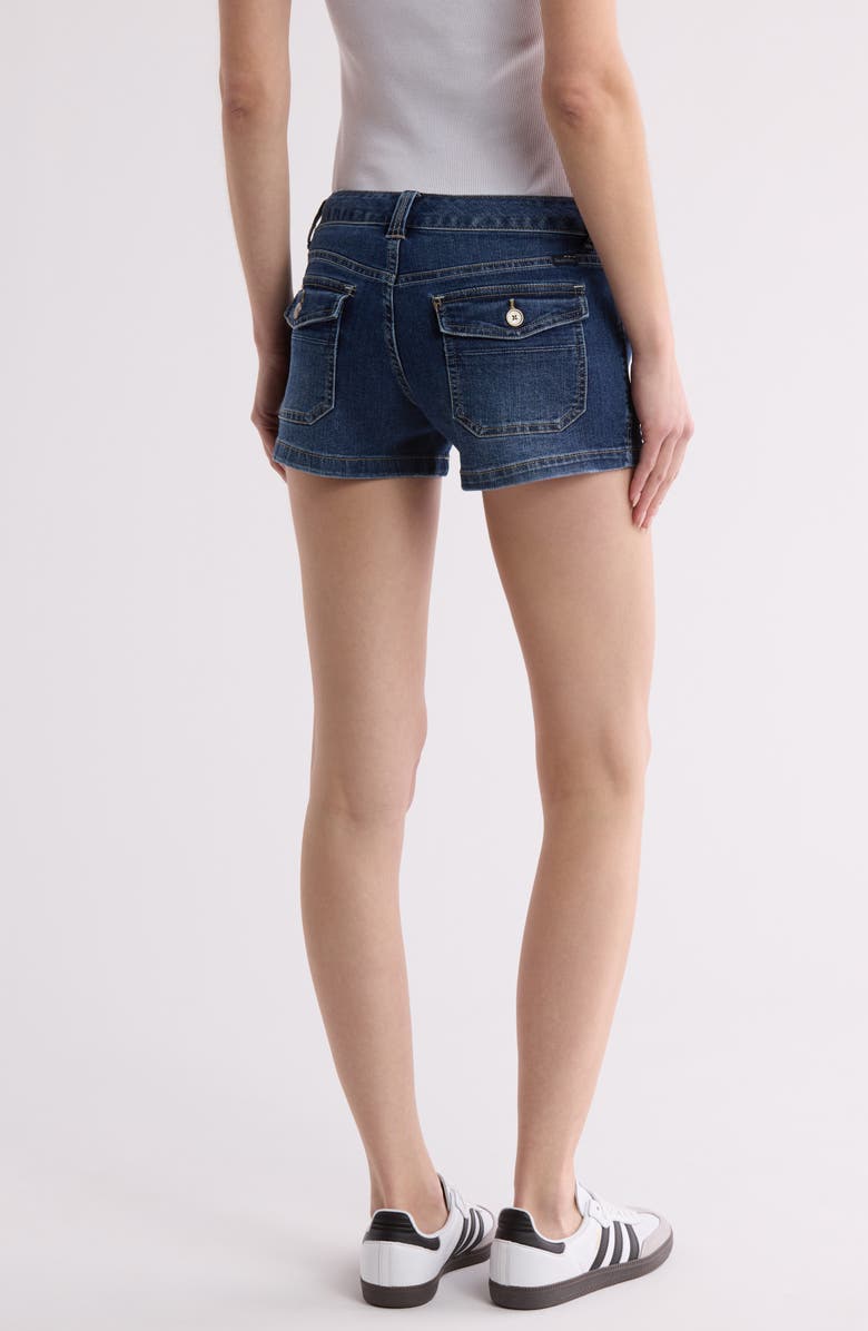UNIONBAY Delaney Utility Denim Shorts, Alternate, color, Siren Blue