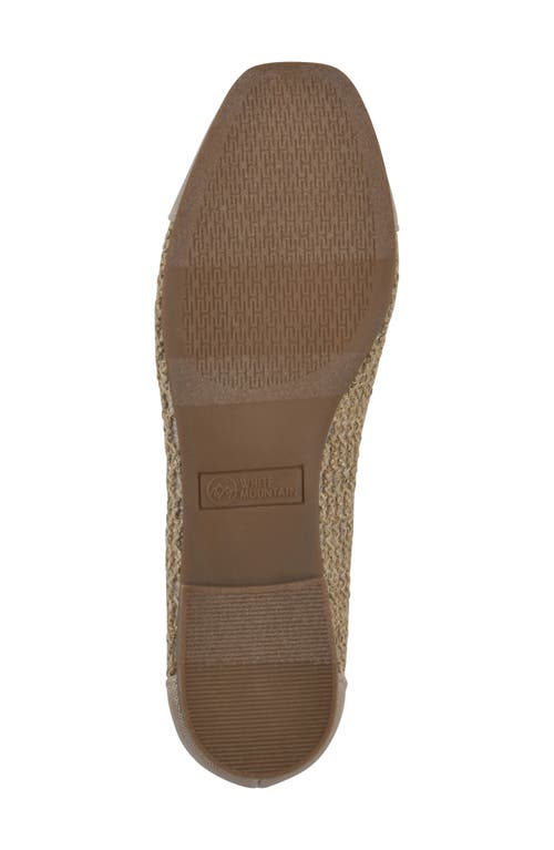 Cliffs By White Mountain Boco Flat In Natural Metallic Multi