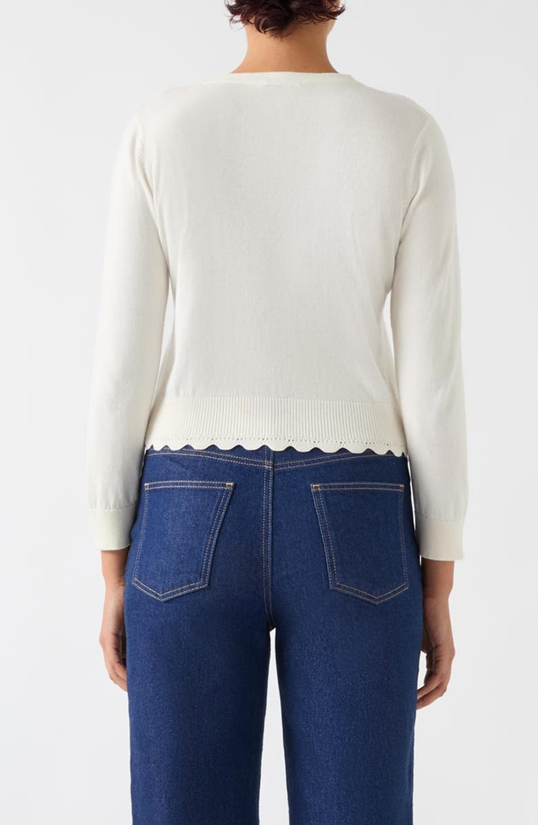 LK Bennett Vanessa Crewneck Cardigan, Alternate, color,