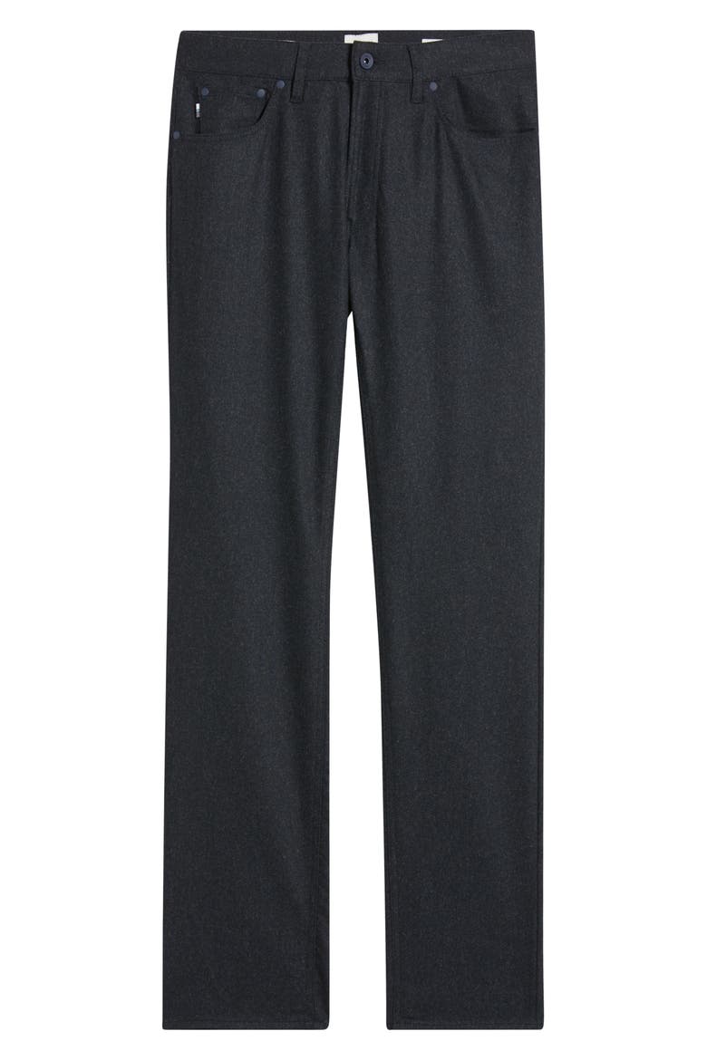 Chuck Modern Fit Ceramica Flannel Five-Pocket Pants, Alternate, color, NAVY