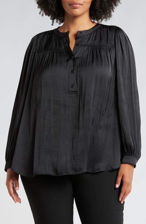 Black Plus Size Tops for Women Nordstrom