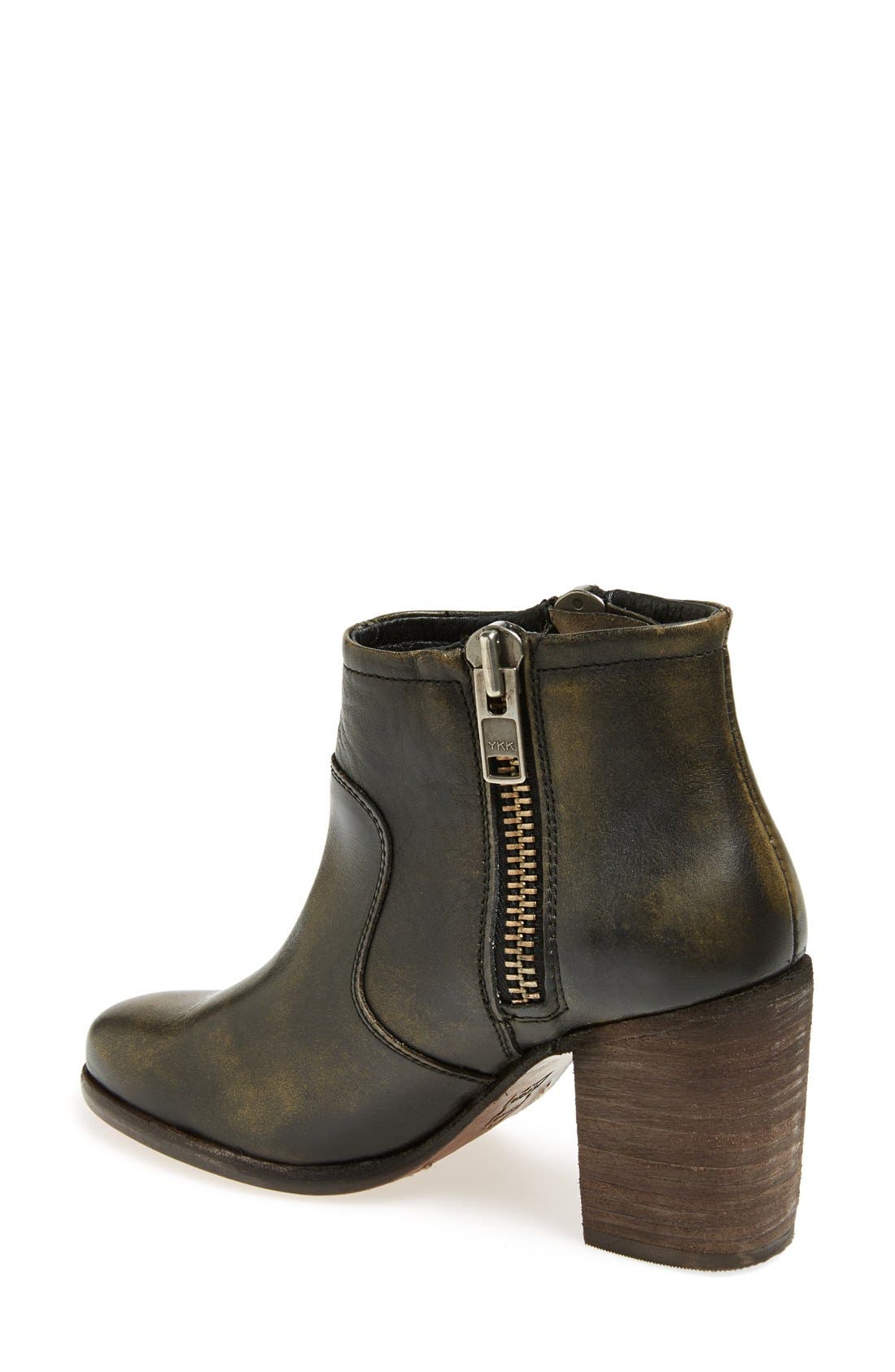 'Ada' Bootie, Alternate, color, BLACK