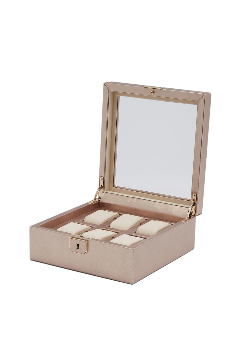 Palermo 6 PC Watch Box, Alternate, color, Rose Gold