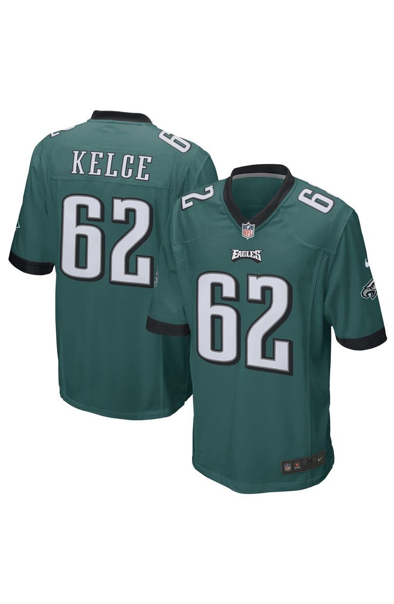 Nike Men's Nike Jason Kelce Midnight Green Philadelphia Eagles Game Jersey, Main, color, Green