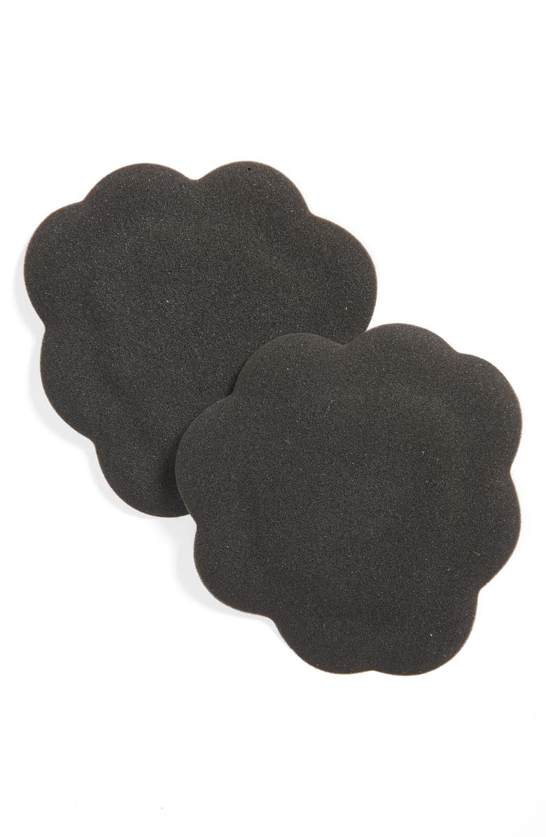 Foot Petals Set of 2 Tip Toes, Main, color, Black