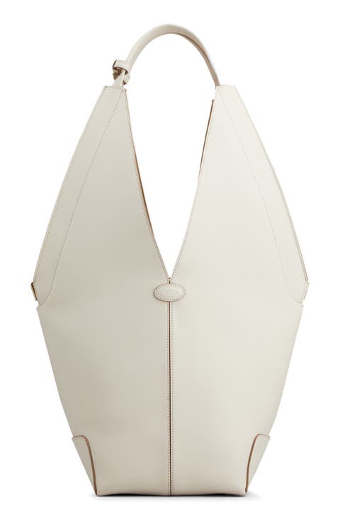 Small Sacca Leather Bucket Bag