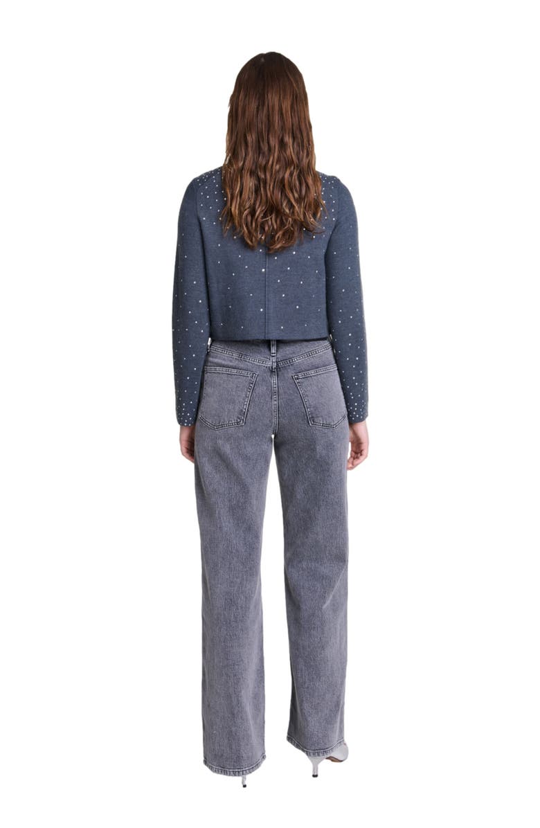 maje Knitted sweater with rhinestones, Alternate, color, 