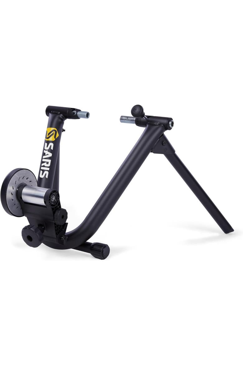 Indoor Bike Trainer with Magnetic Resistance and App Compatibility, Main, color, Black
