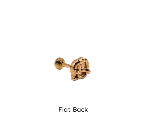 Whit Jewelry 14k Yellow Gold Pretzel Stud In Gold