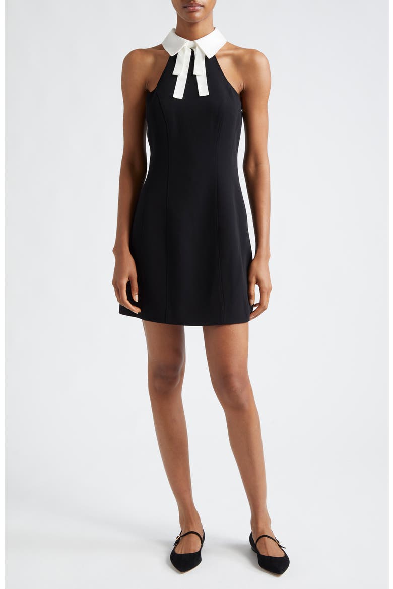 Kira Racerback Minidress, Main, color, BLACK/ IVORY